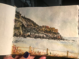 Art Journaling my solo trip through Northern Italy