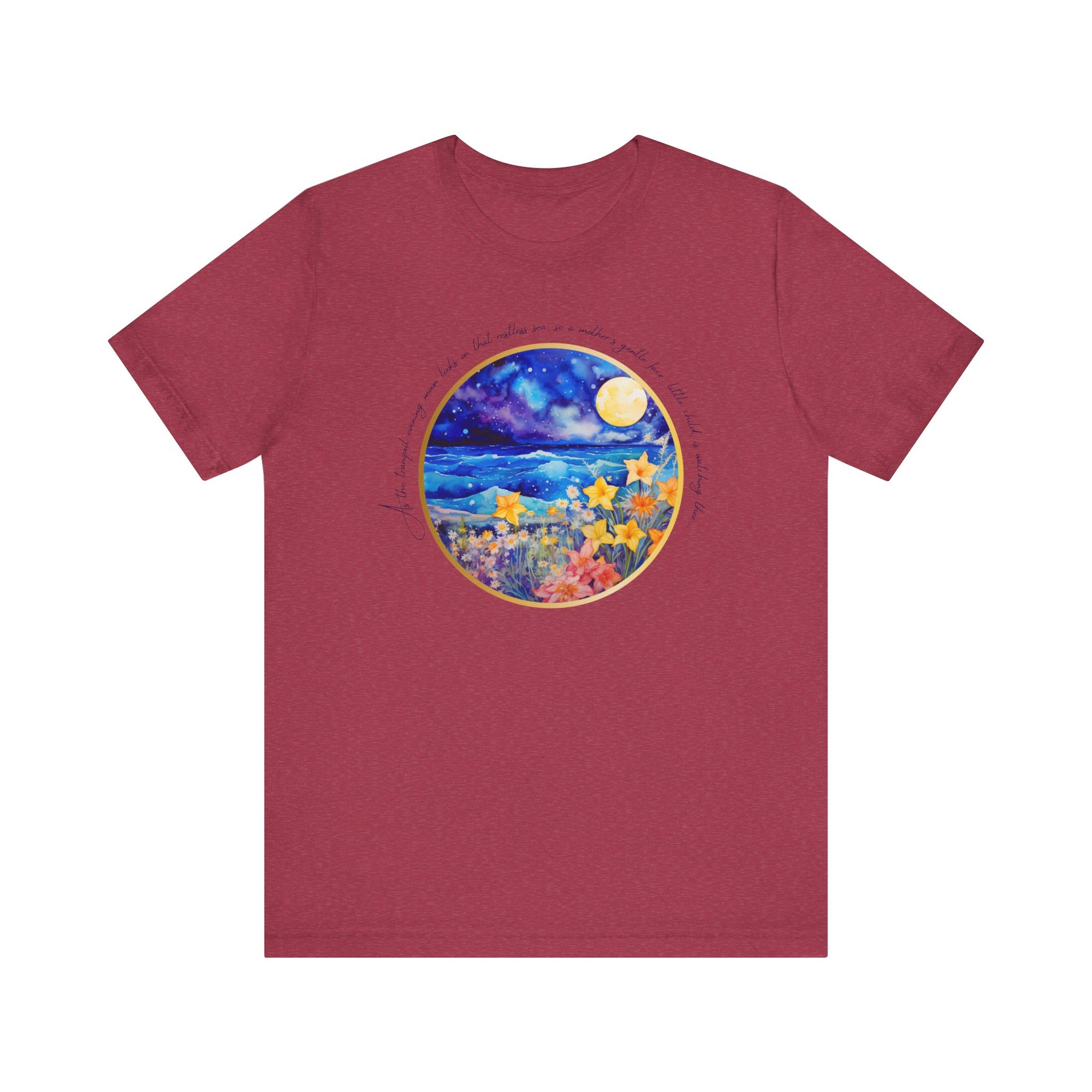 Mother Moon - Personalization option - Unisex Jersey Short Sleeve Tee