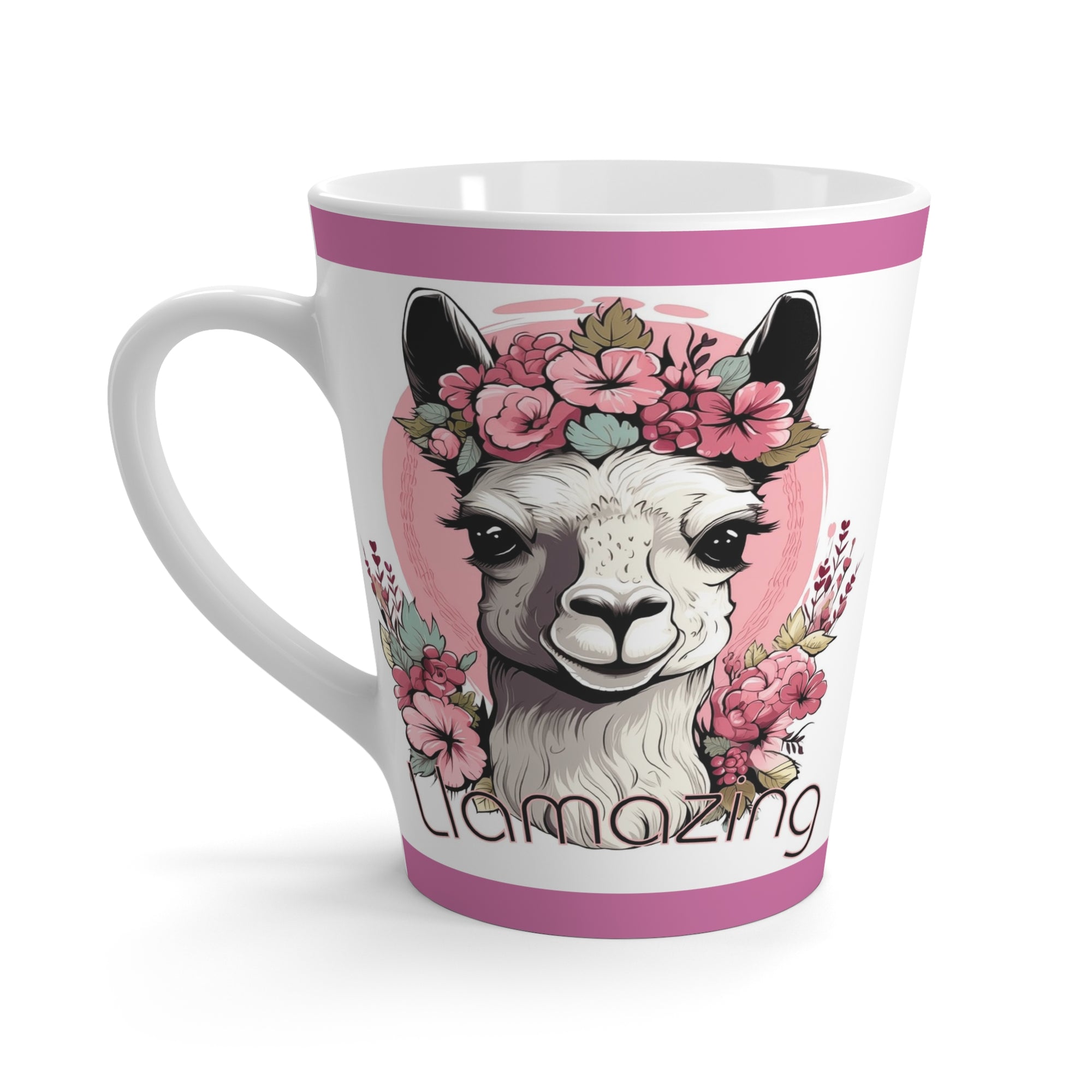 Latte Mug - Llamazing Llama Queen Personalization Option