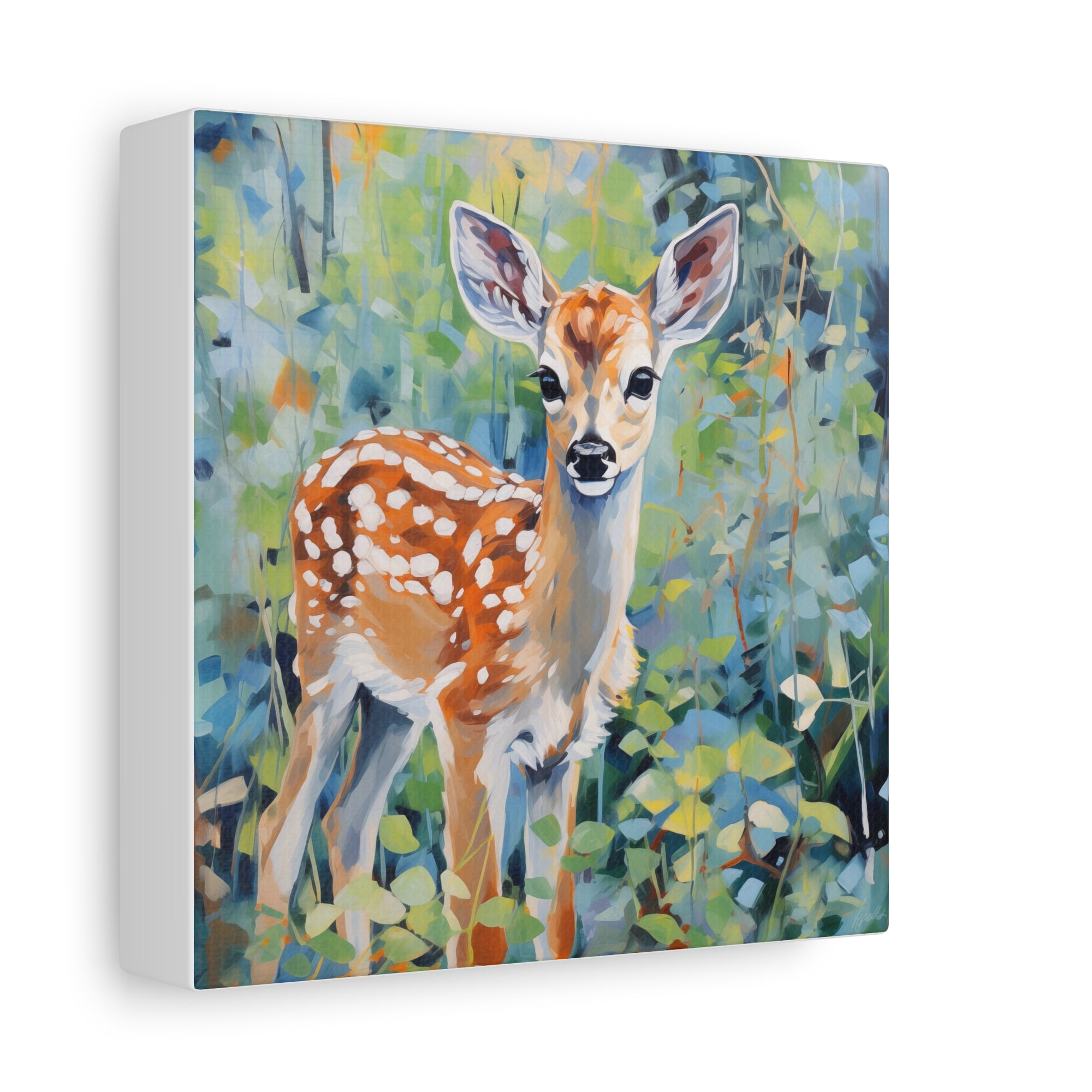 Spotted Fawn - Available in 4 Sizes - Matte Canvas