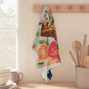 Microfiber Tea Towel - Tigress Garden and Chinoiserie