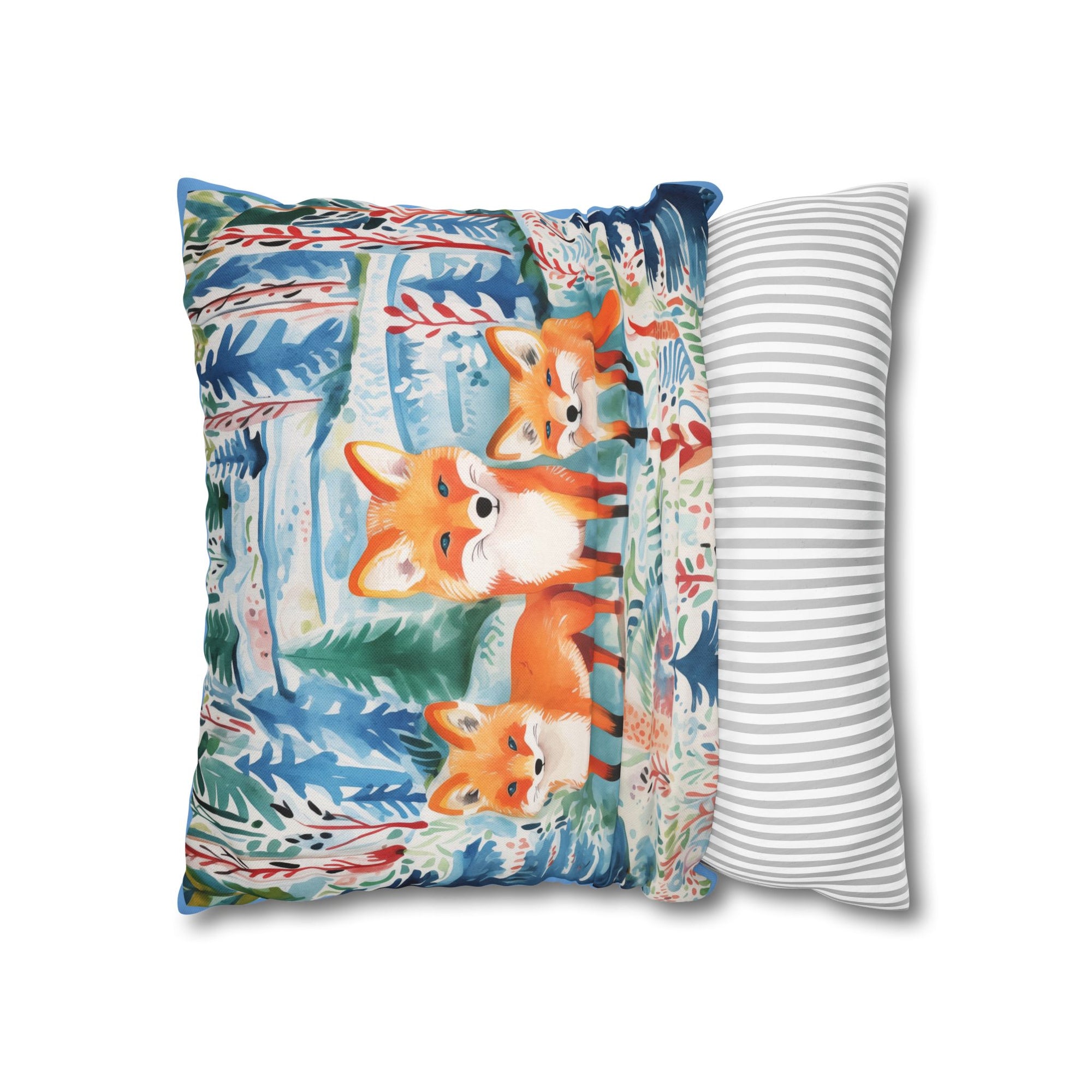 Spun Polyester Square Pillowcase - Spotted Fawn