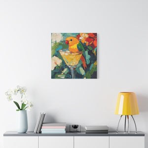 Love Bird Cocktail  - Available in 5 Sizes - Matte Canvas