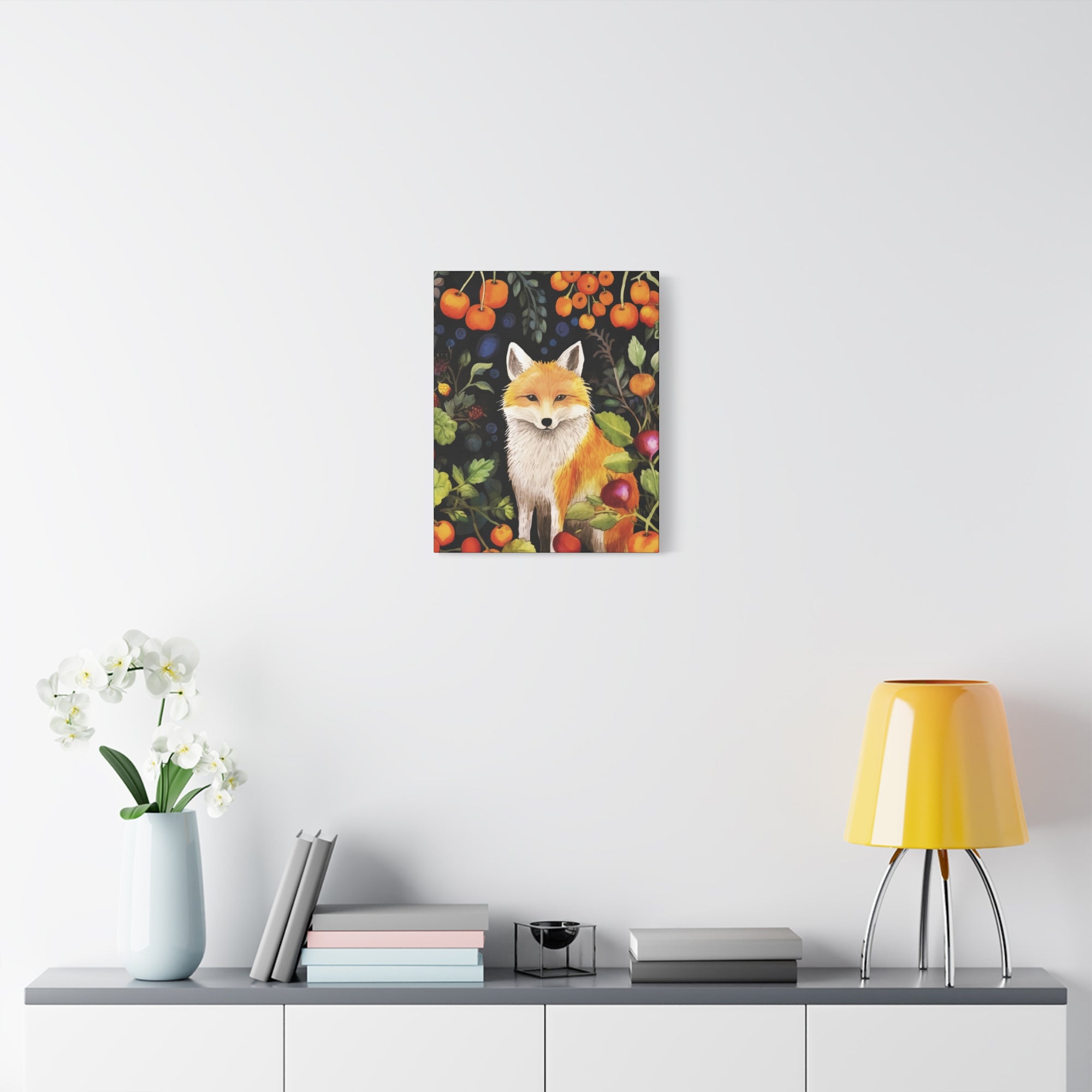 Food Forest Fox 2 - Available in 4 Sizes - Matte Canvas