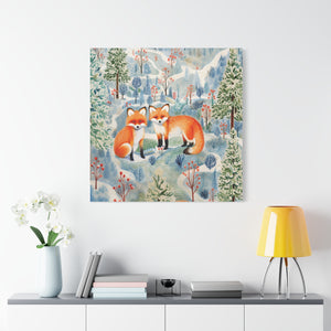 Fox Friend Trails - Available in 4 Sizes - Matte Canvas