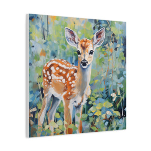 Spotted Fawn - Available in 4 Sizes - Matte Canvas