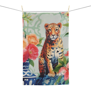 Microfiber Tea Towel - Tigress Garden and Chinoiserie