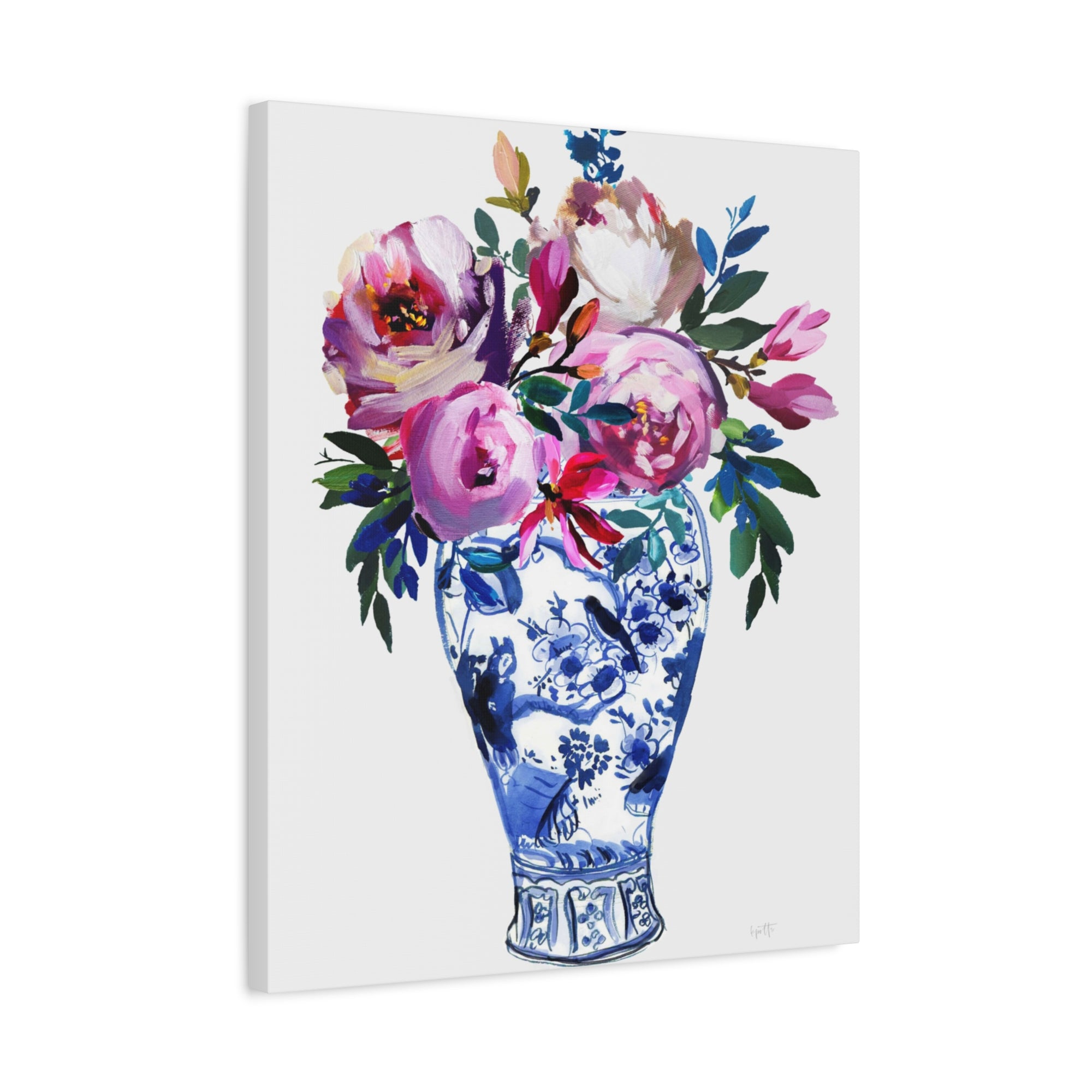 Vivid Chinoiserie No. 3 - Available in 4 Sizes - Matte Canvas