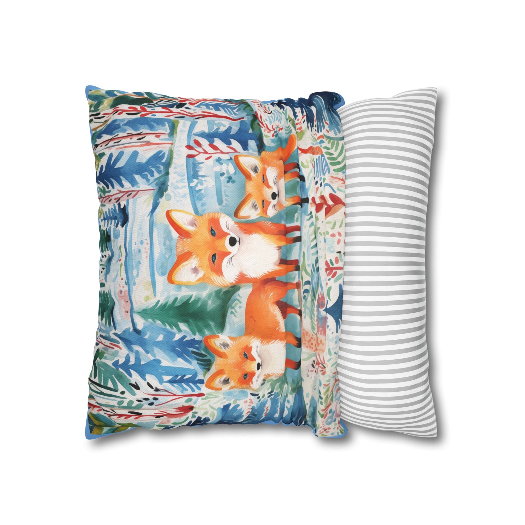 Spun Polyester Square Pillowcase - Spotted Fawn