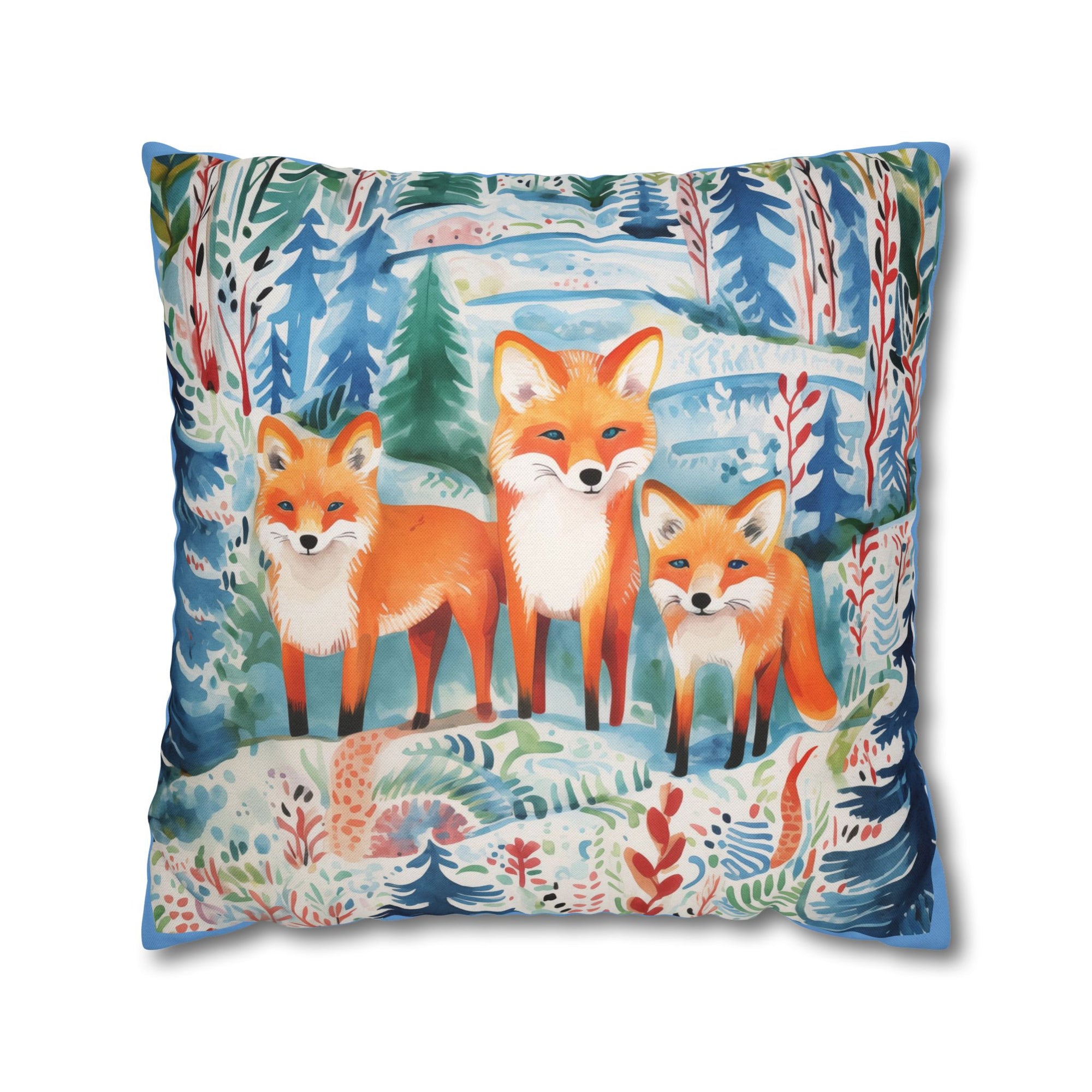 Spun Polyester Square Pillowcase - Spotted Fawn