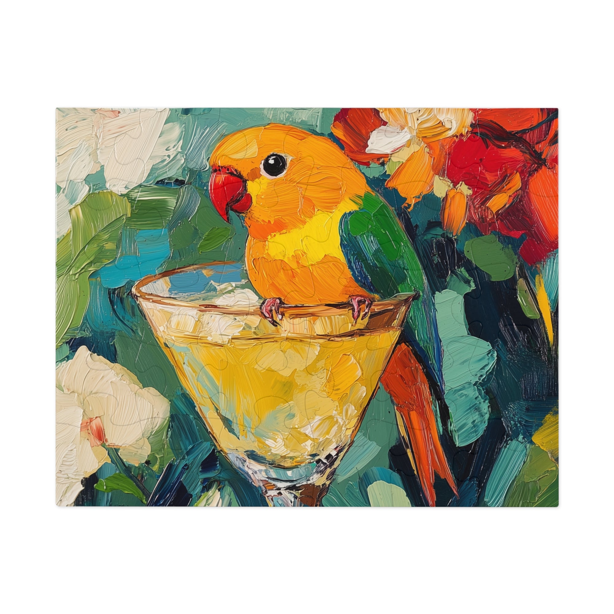 Jigsaw Puzzle | Love Bird Cocktail (30,  252, 500 & 1000-Piece)