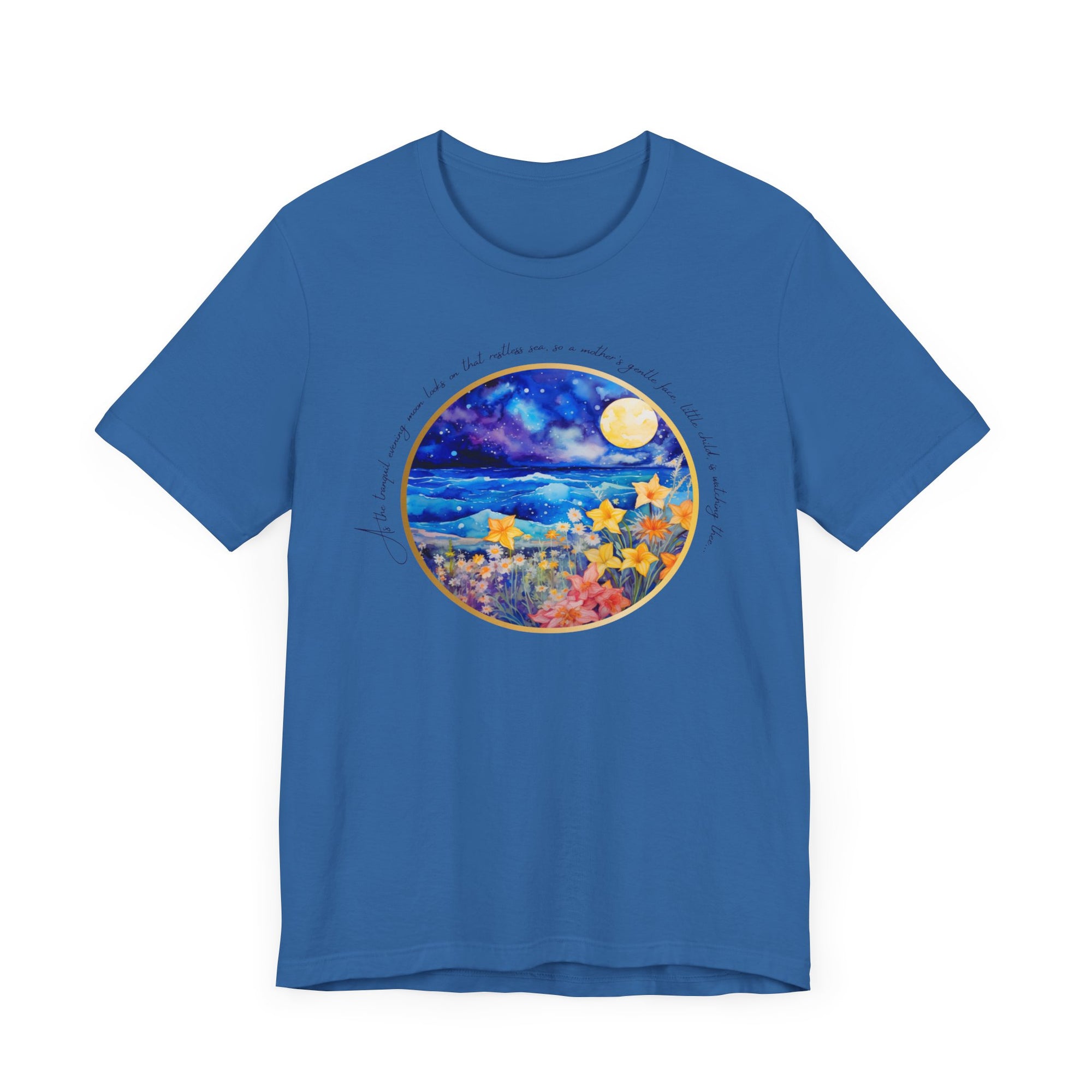 Mother Moon - Personalization option - Unisex Jersey Short Sleeve Tee