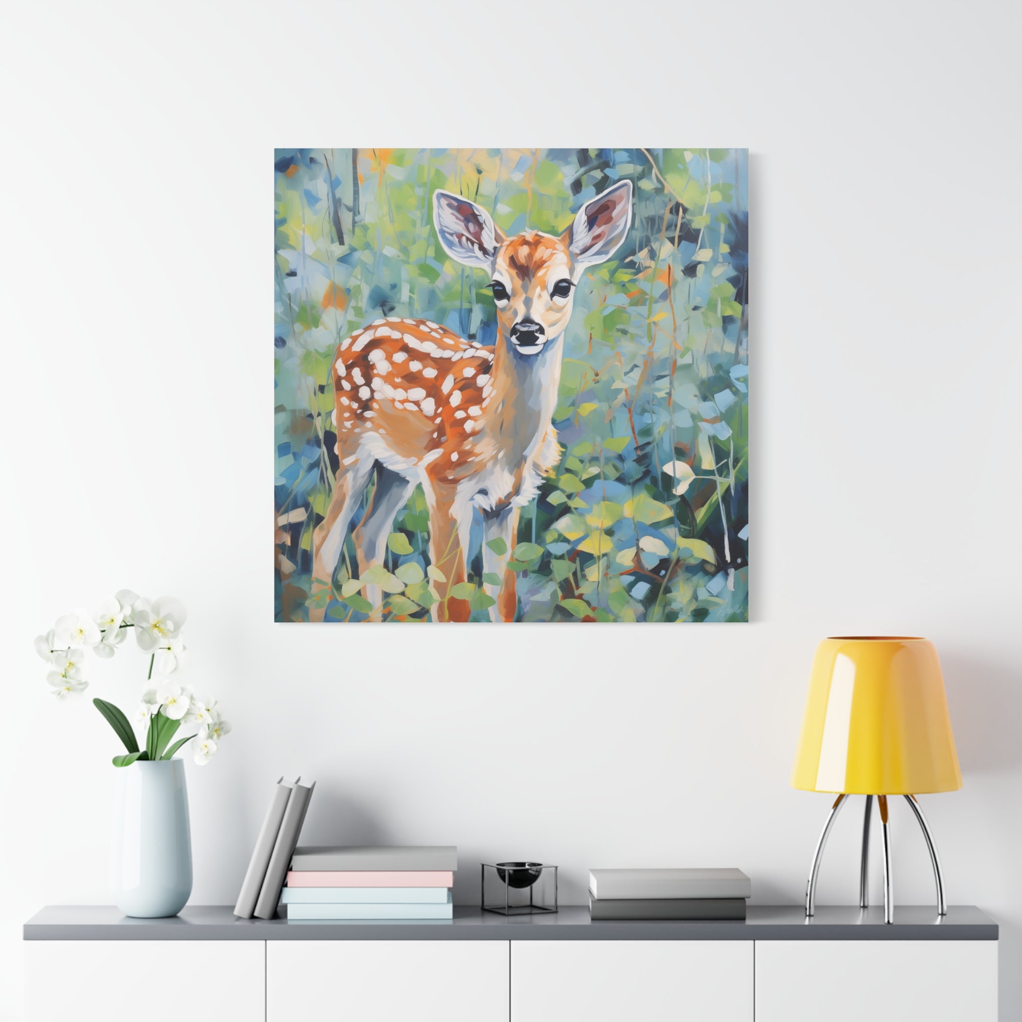 Spotted Fawn - Available in 4 Sizes - Matte Canvas