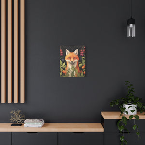 Food Forest Fox - Available in 4 Sizes - Matte Canvas