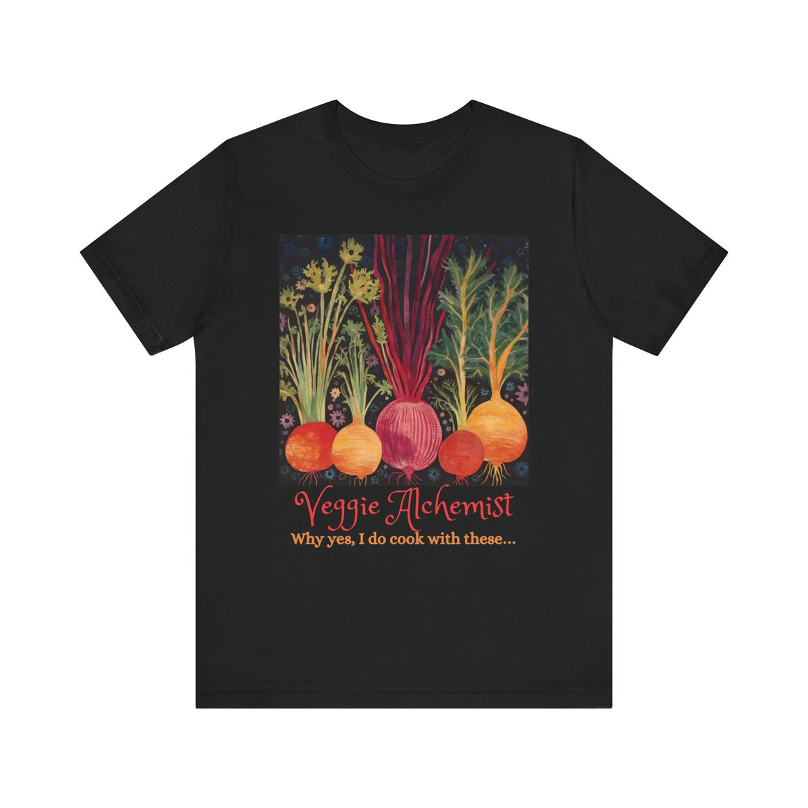 Veggie Alchemist - Personalization Option - Unisex Jersey Short Sleeve Tee