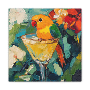 Love Bird Cocktail  - Available in 5 Sizes - Matte Canvas