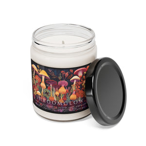 Shroom Glow - Scented Soy Candle, 9oz - Spicy cardamom, warm vanilla and the forest’s earthly warmth and allure