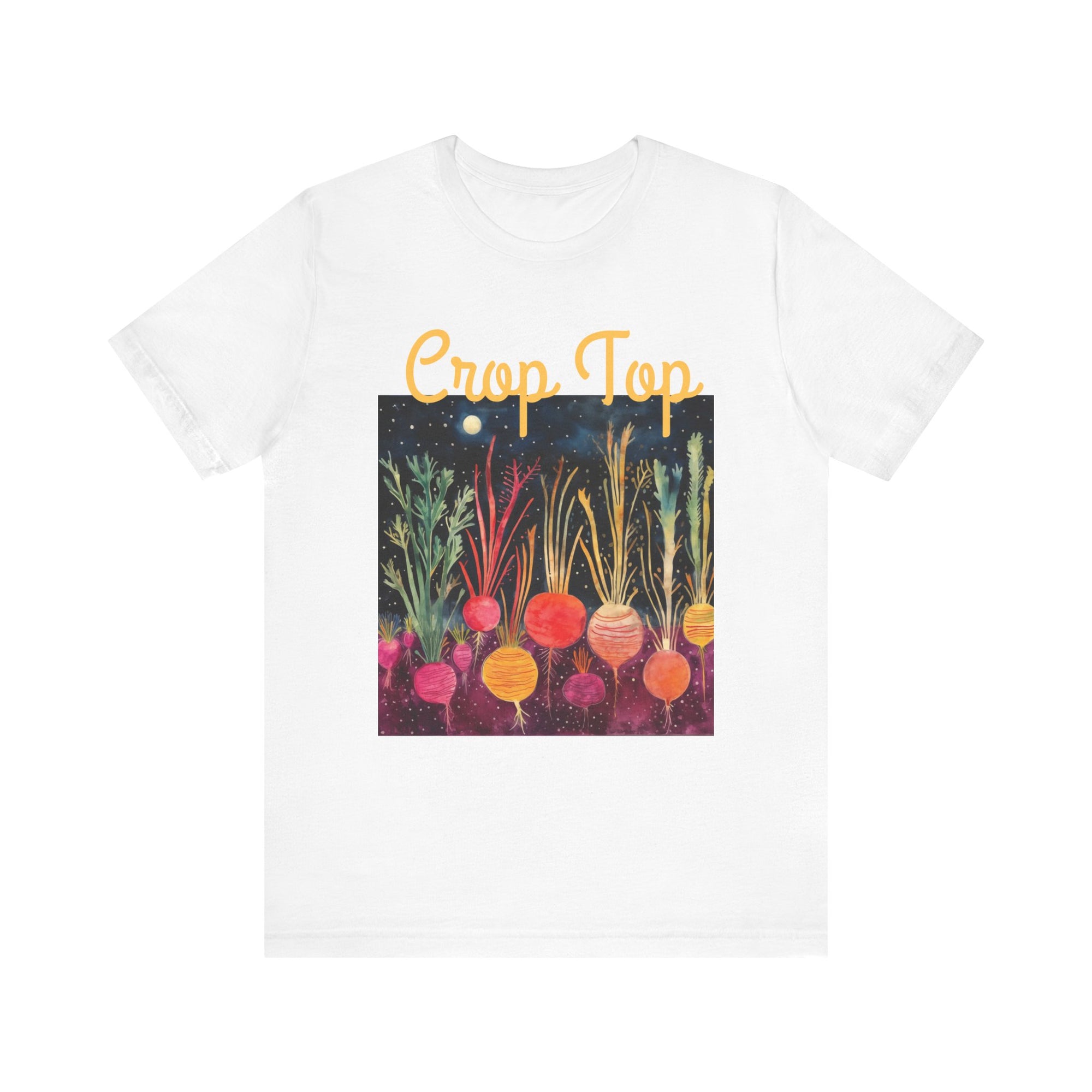 “Crop Top” - Personalization Optional - Unisex Jersey Short Sleeve Tee