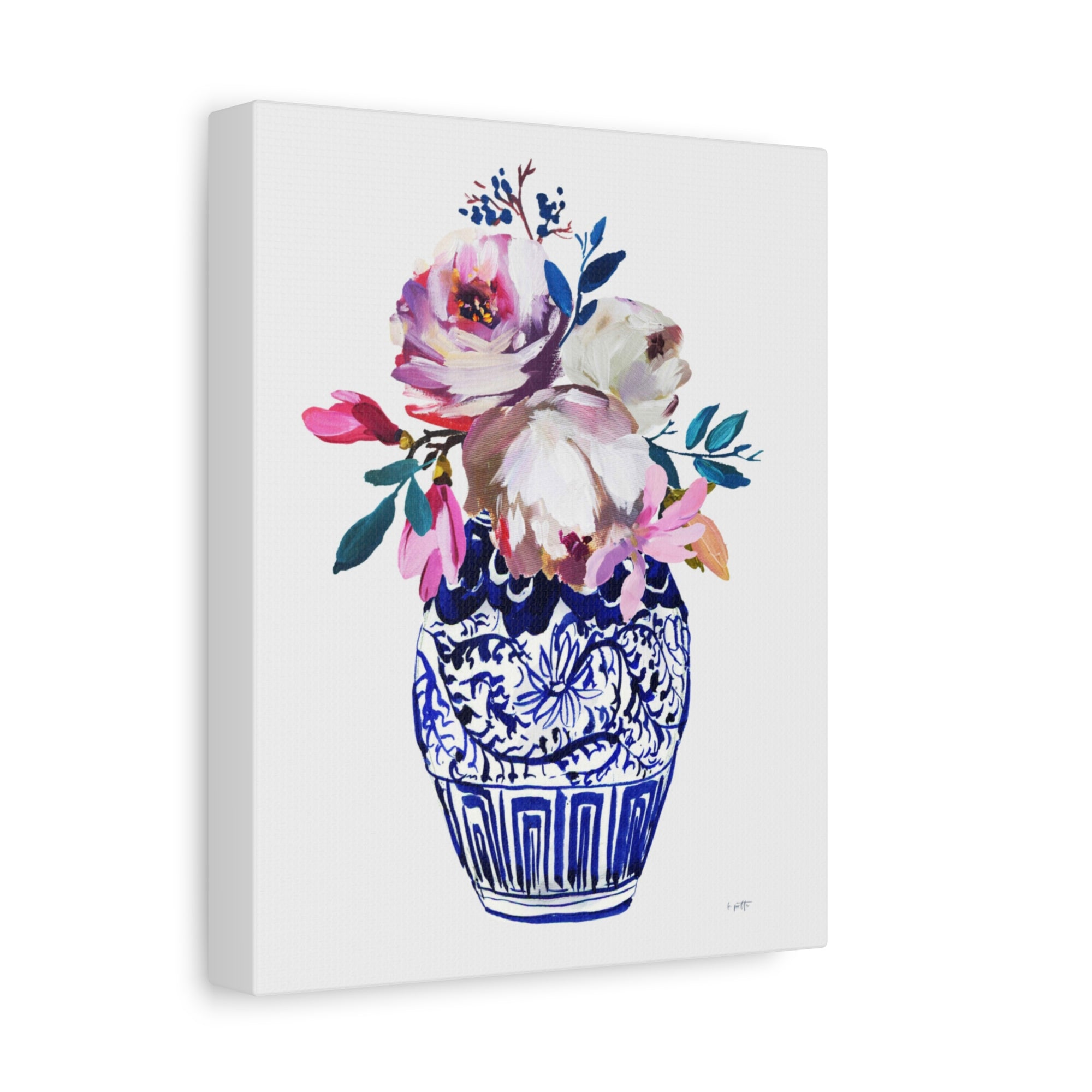 Vivid Chinoiserie No. 2 - Available in 4 Sizes - Matte Canvas