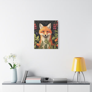 Food Forest Fox - Available in 4 Sizes - Matte Canvas