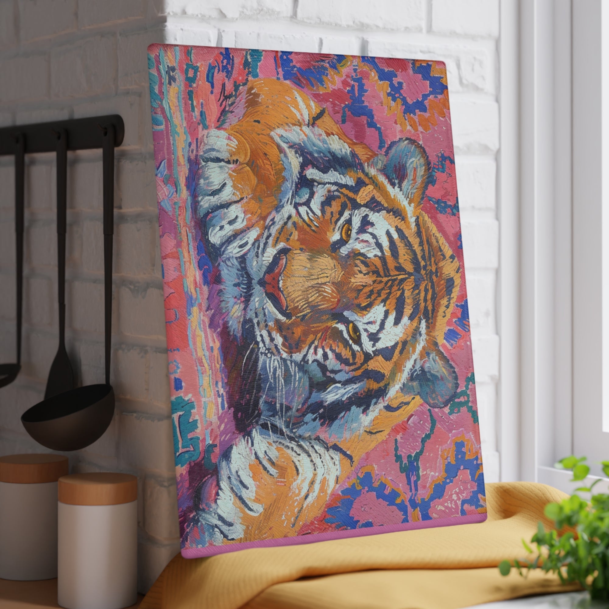 Cutting Board - Moroccan tiger - Personalization Optional