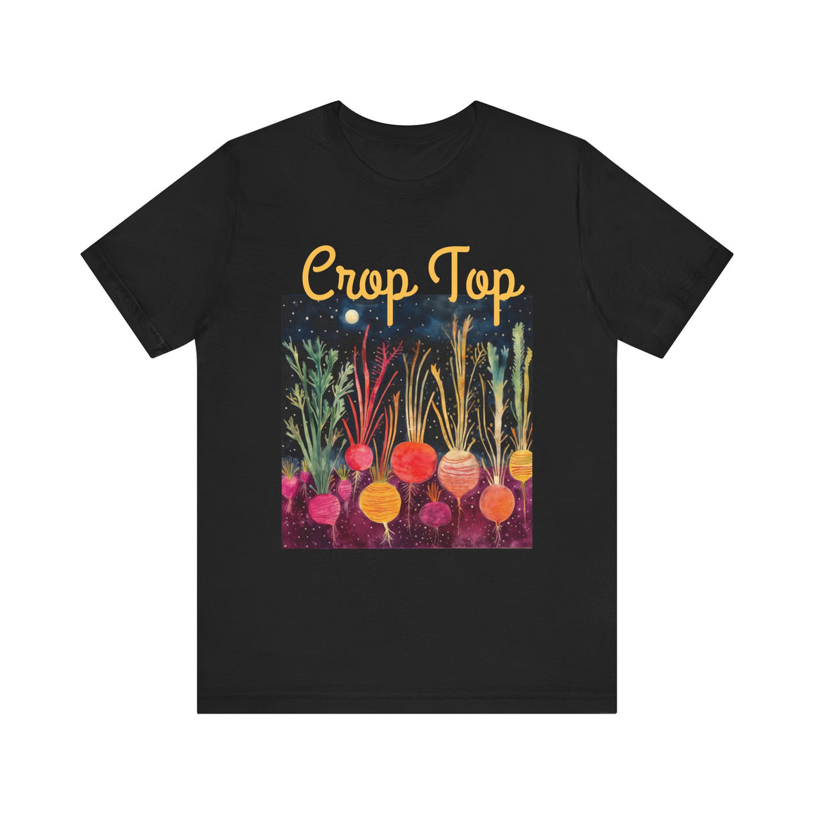 “Crop Top” - Personalization Optional - Unisex Jersey Short Sleeve Tee
