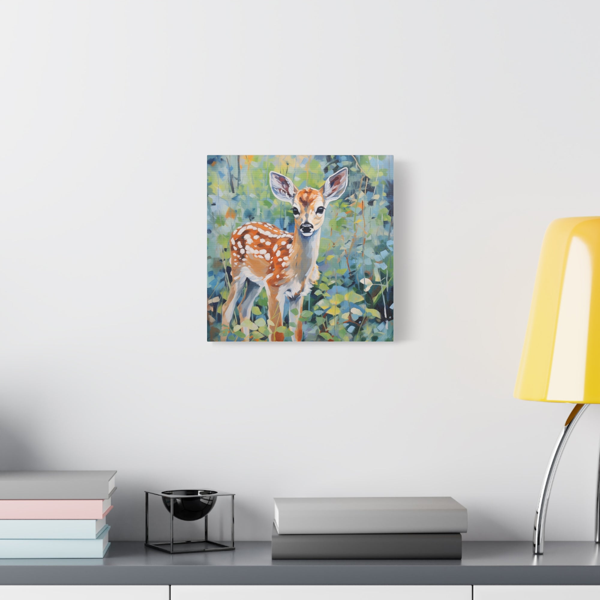 Spotted Fawn - Available in 4 Sizes - Matte Canvas