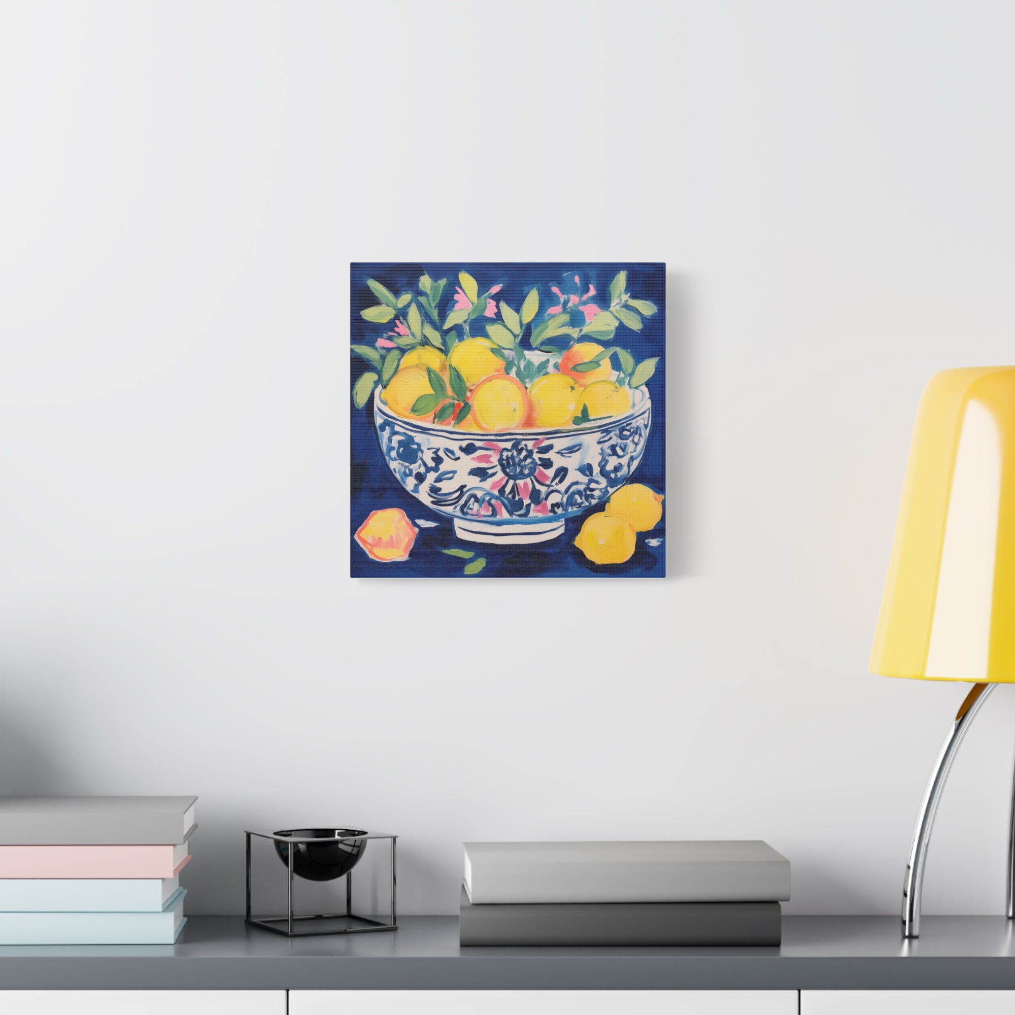 Happiness is a Bowlful of Lemons  - Available in 4 Sizes - Matte Canvas