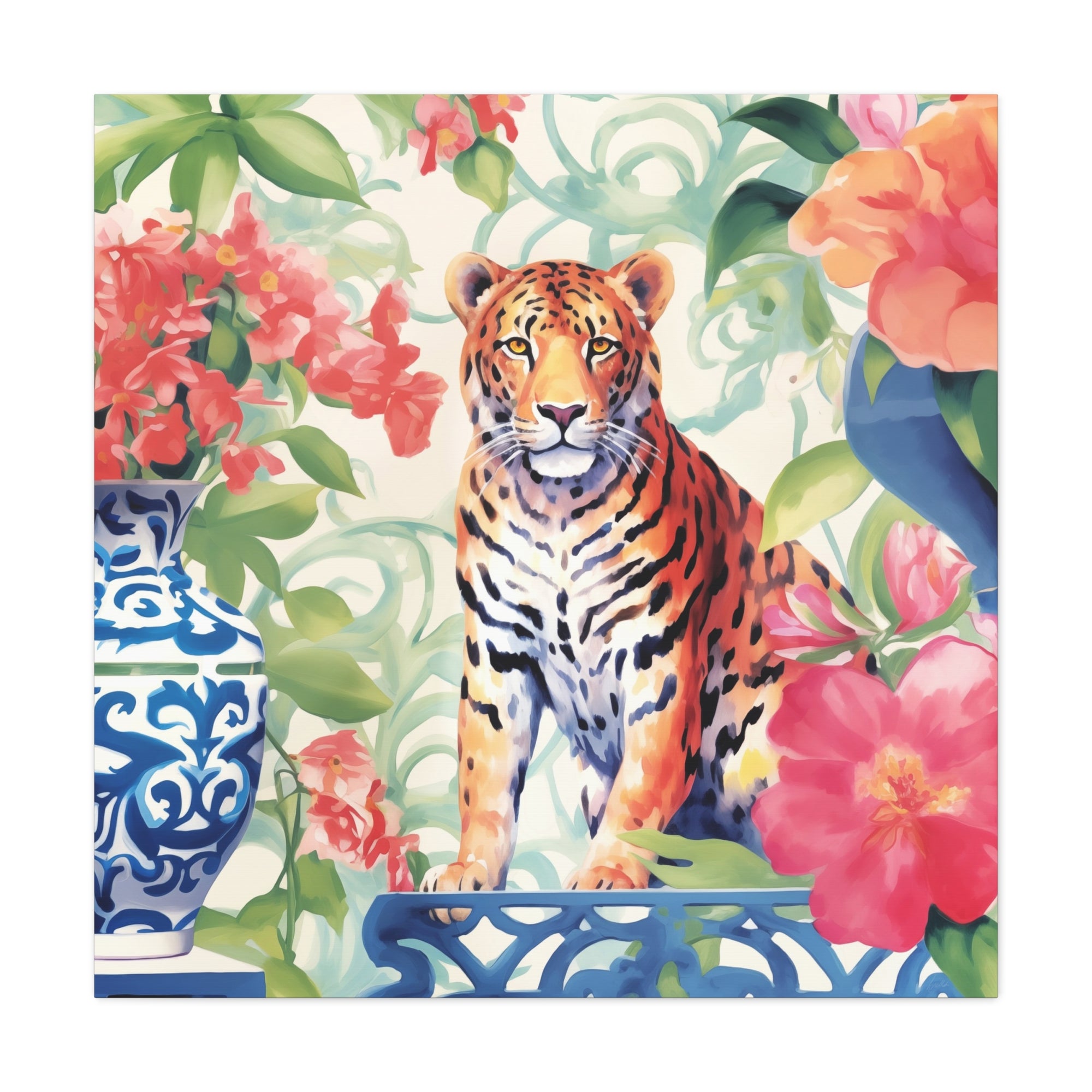 The Tiger’s Garden - Available in 4 Sizes - Matte Canvas