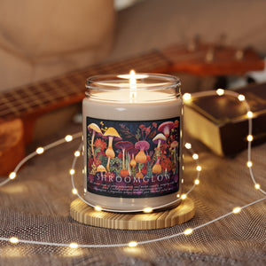 Shroom Glow - Scented Soy Candle, 9oz - Spicy cardamom, warm vanilla and the forest’s earthly warmth and allure