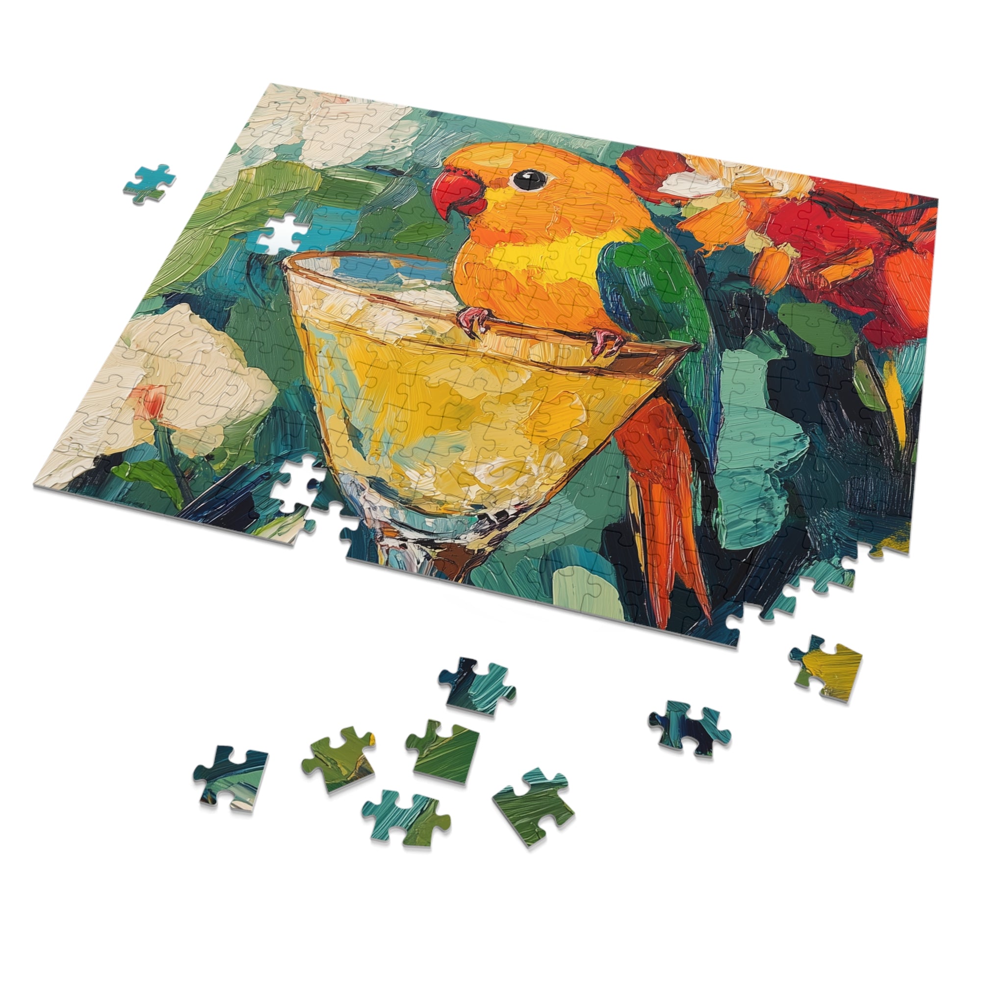 Jigsaw Puzzle | Love Bird Cocktail (30,  252, 500 & 1000-Piece)