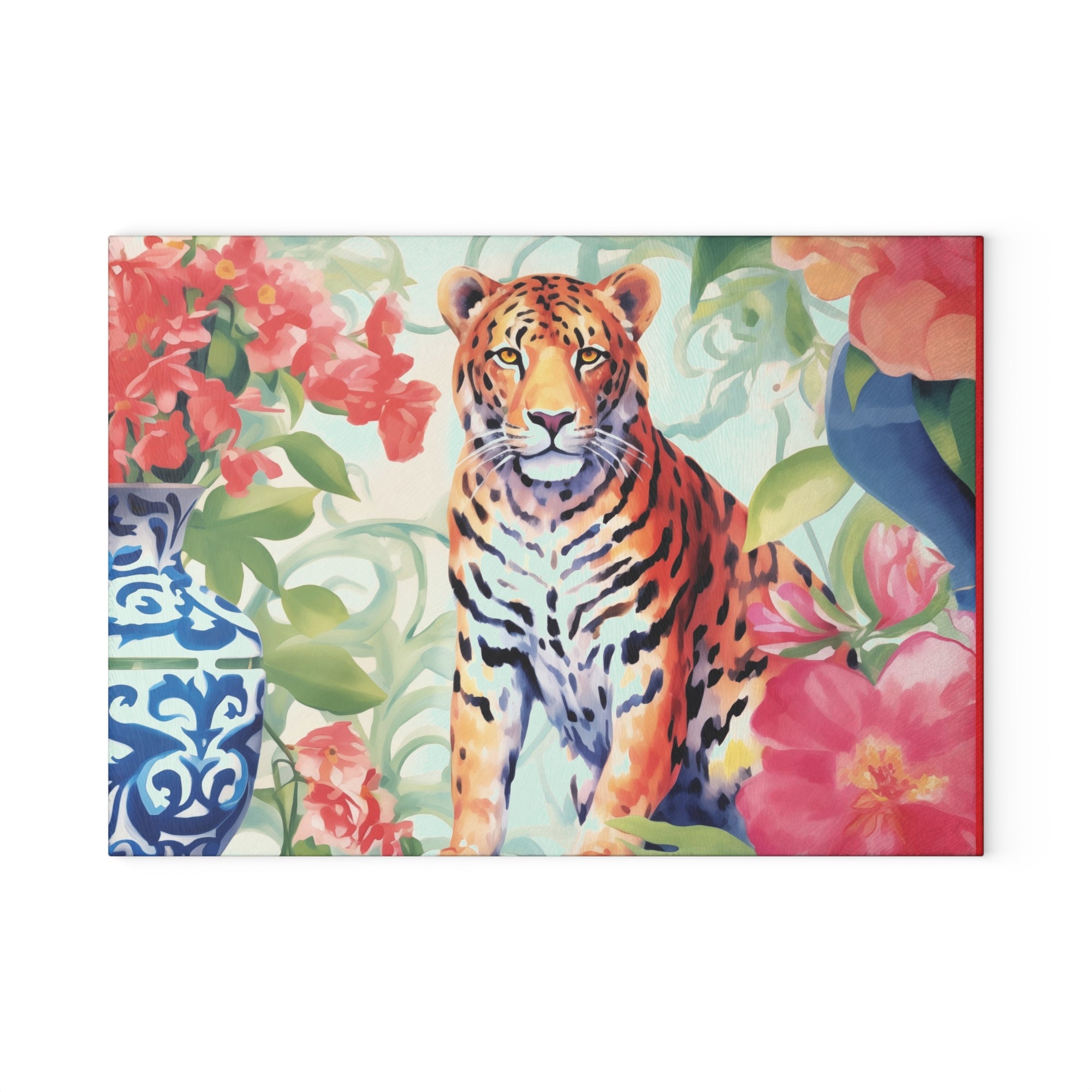 Cutting Board -Tiger’s Garden - Personalization Optional