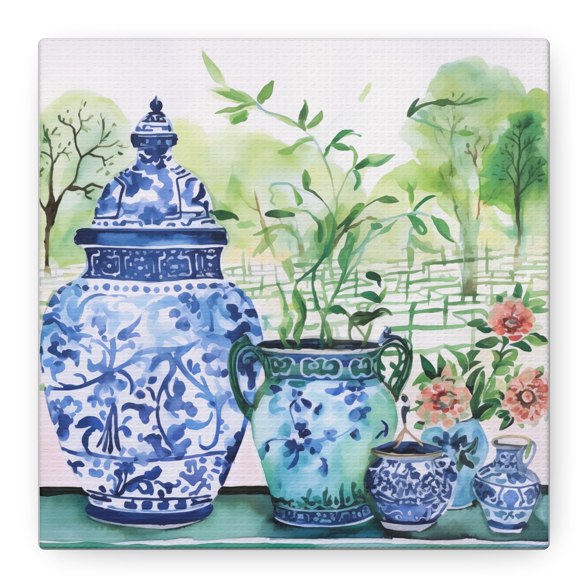 The Bamboo Gardens - Available in 4 sizes - Matte Canvas