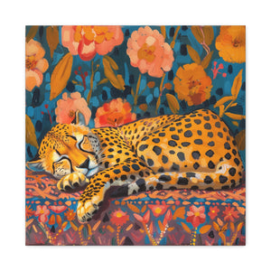 Cheetah Sweet Dreams  - Available in 5 Sizes - Matte Canvas