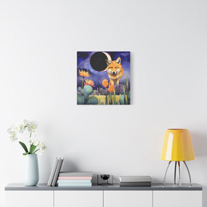 Wolf Moon Eclipse  - Available in 5 Sizes - Matte Canvas