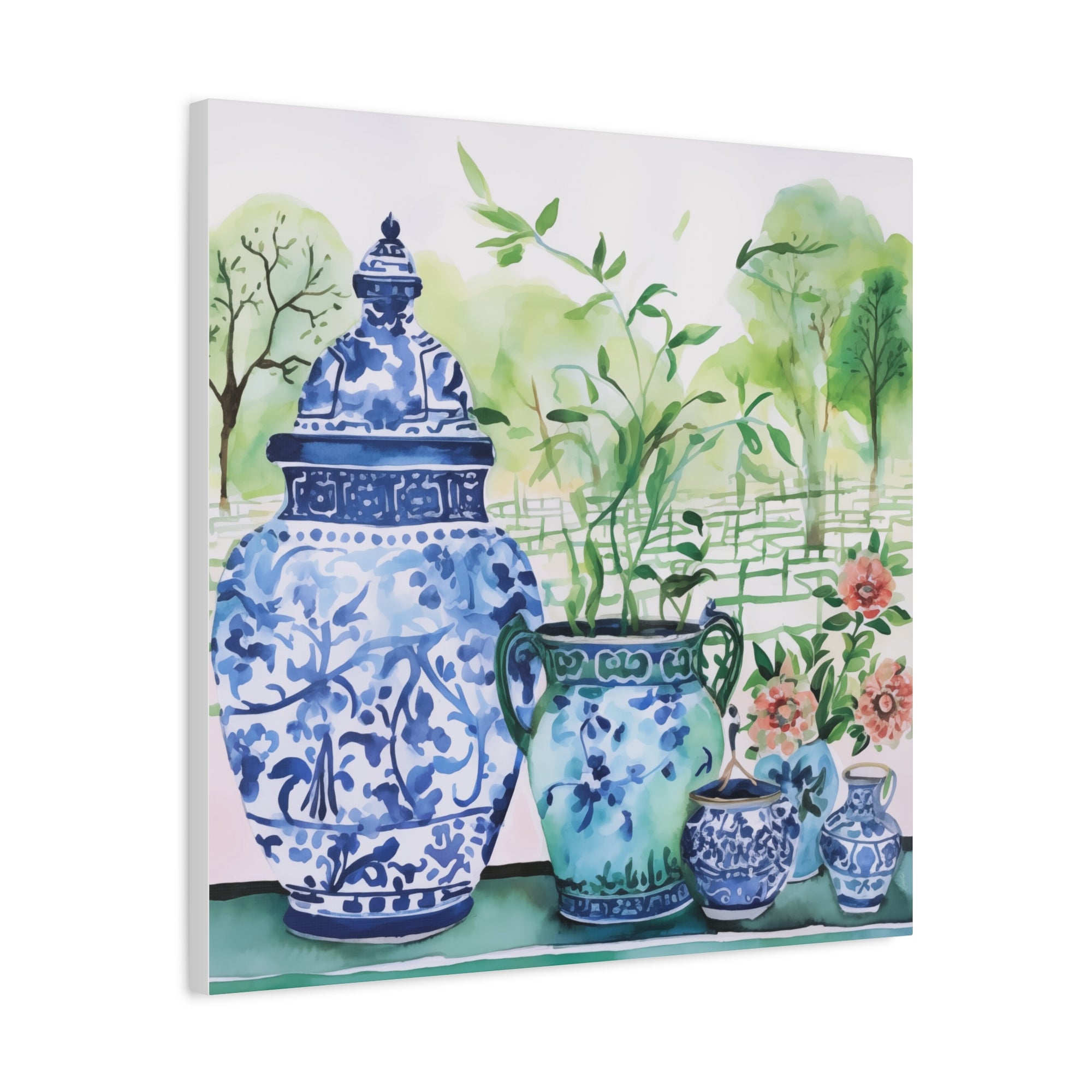 The Bamboo Gardens - Available in 4 sizes - Matte Canvas