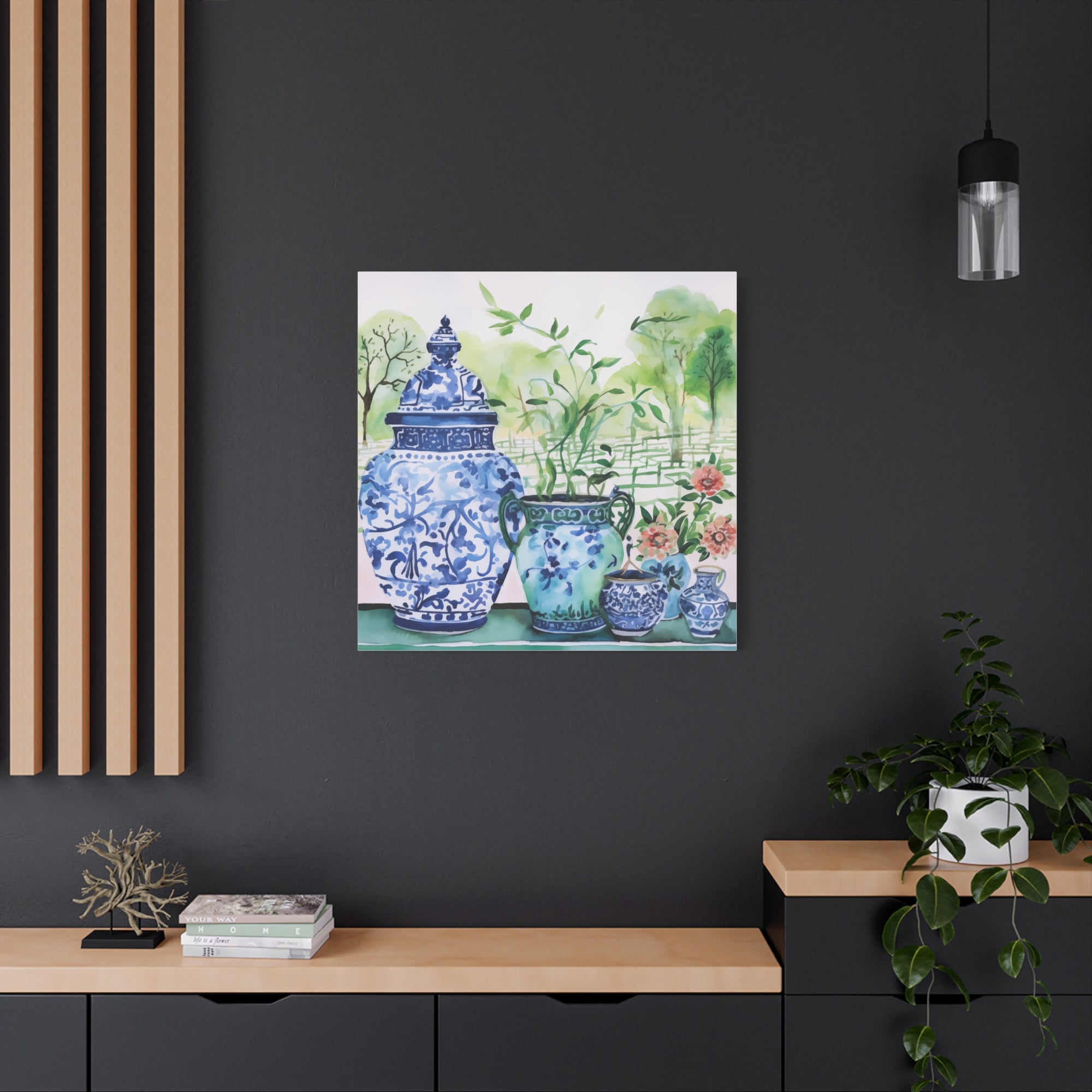 The Bamboo Gardens - Available in 4 sizes - Matte Canvas