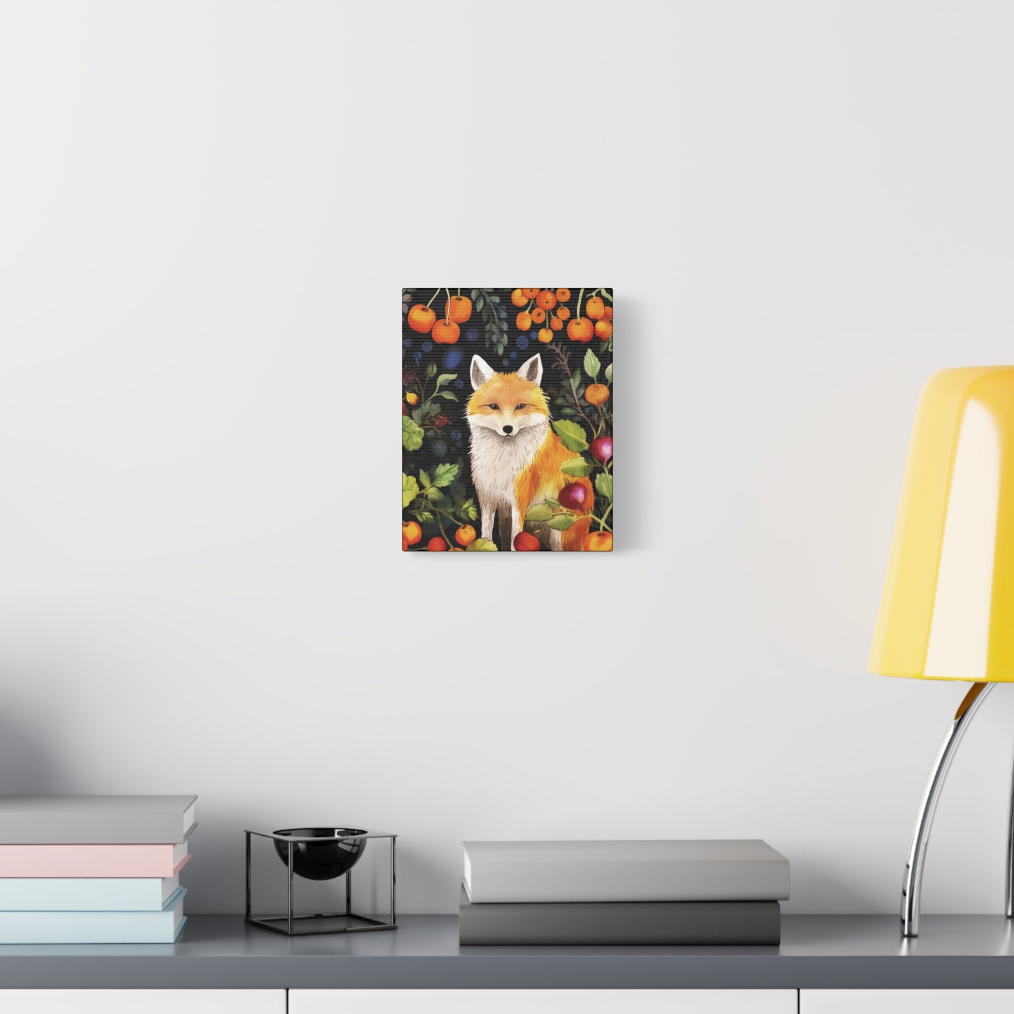 Food Forest Fox 2 - Available in 4 Sizes - Matte Canvas