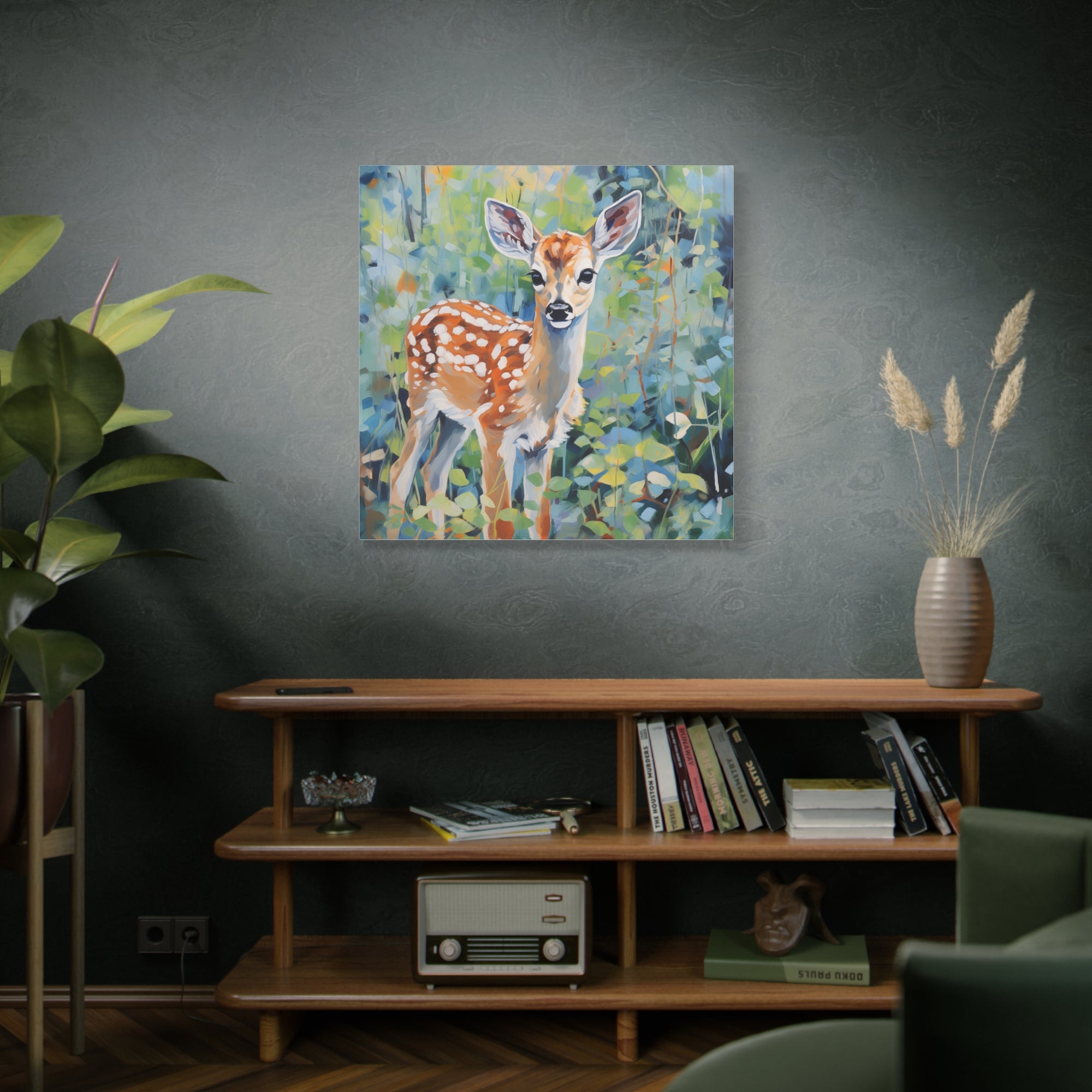 Spotted Fawn - Available in 4 Sizes - Matte Canvas