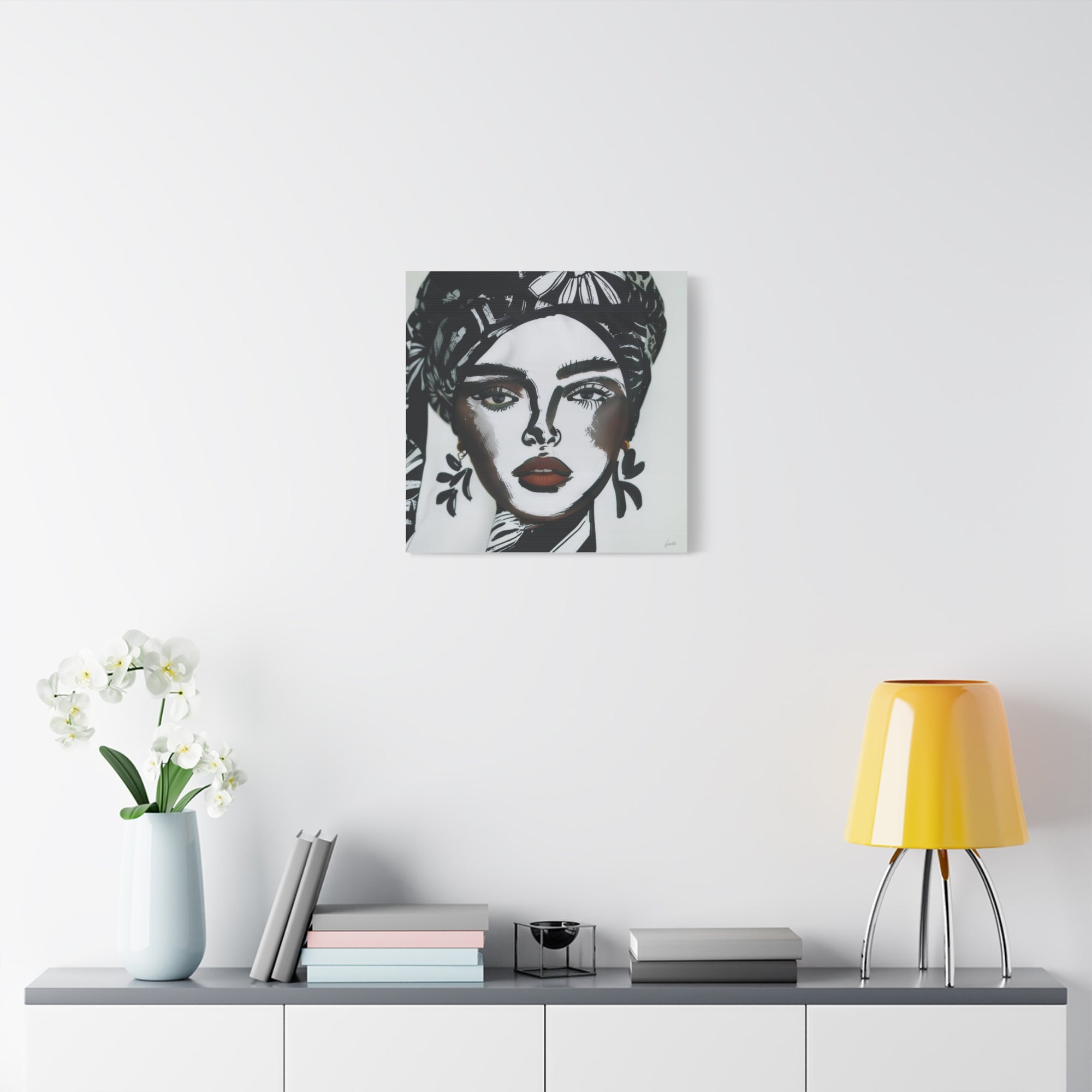 Kiran  - Available in 5 Sizes - Matte Canvas