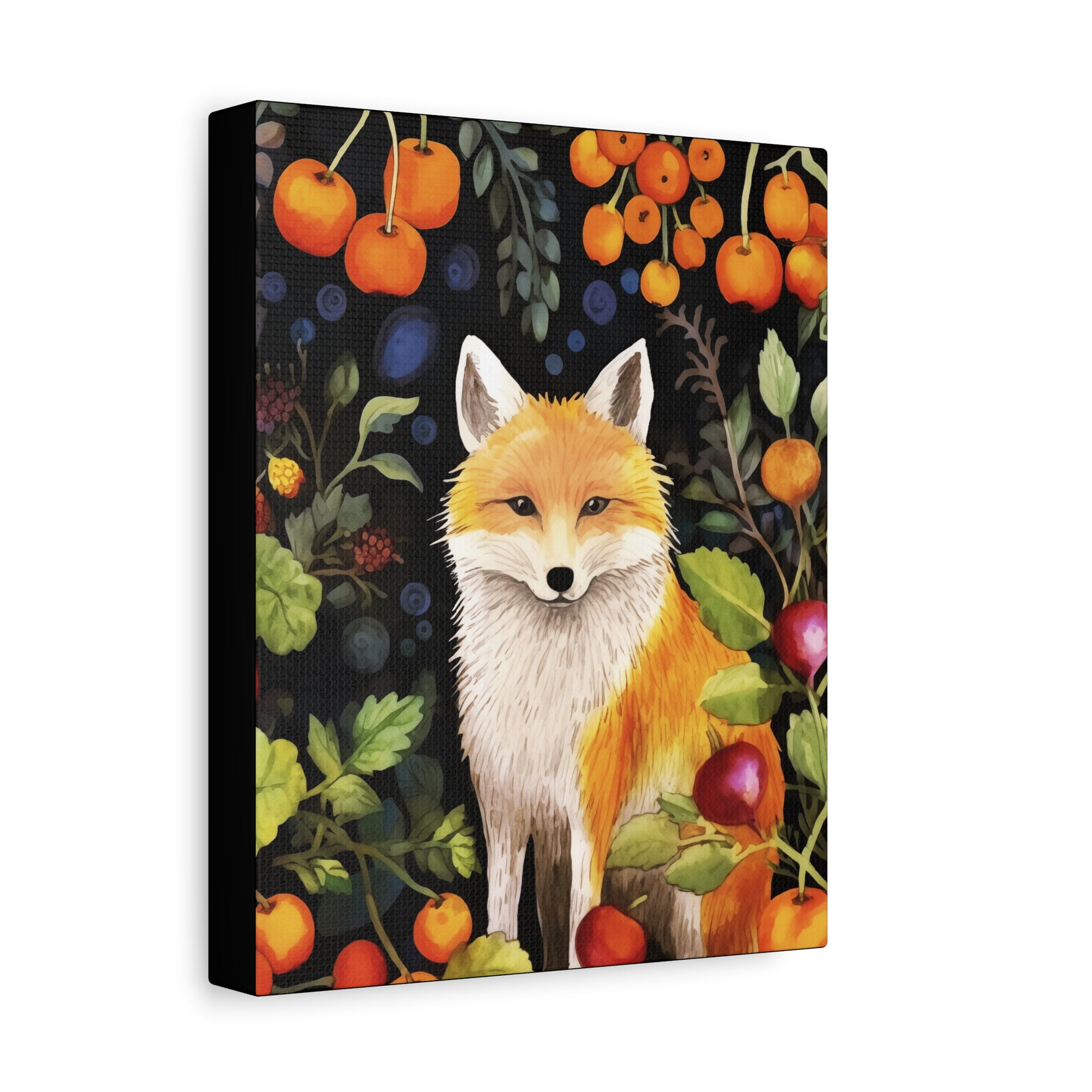 Food Forest Fox 2 - Available in 4 Sizes - Matte Canvas