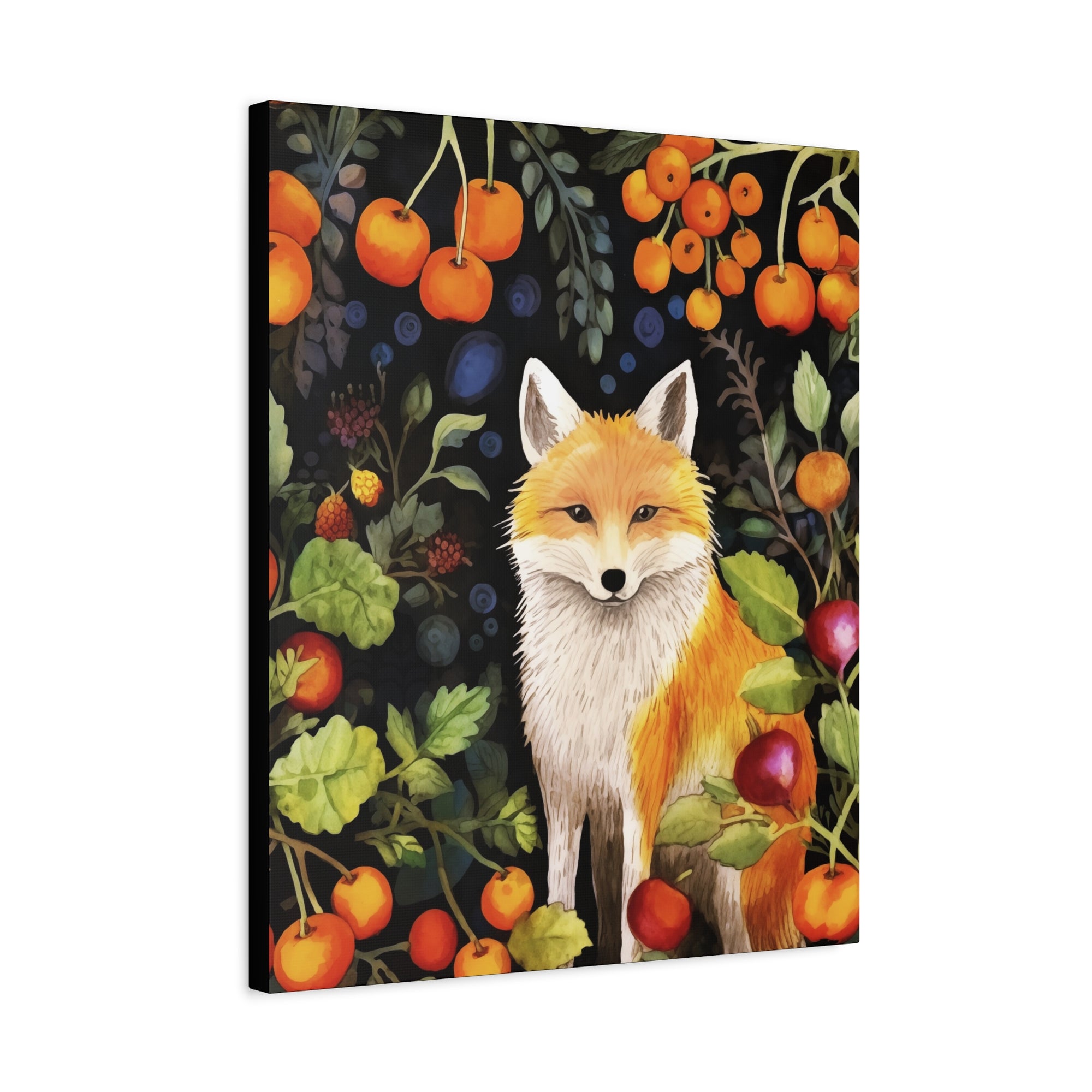 Food Forest Fox 2 - Available in 4 Sizes - Matte Canvas