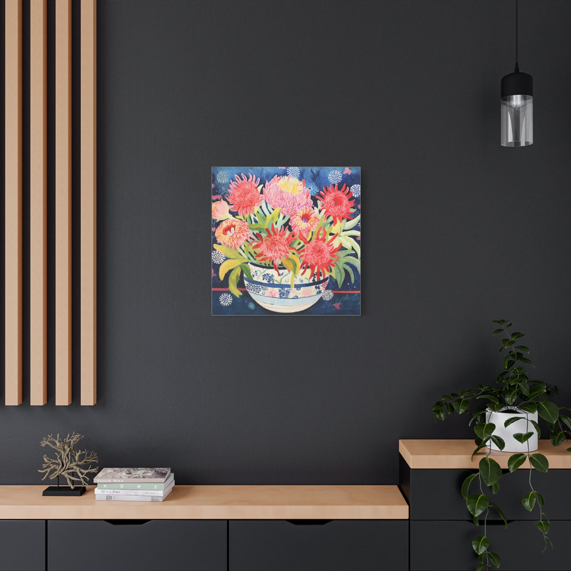 Confetti Protea - Available in 4 Sizes - Matte Canvas