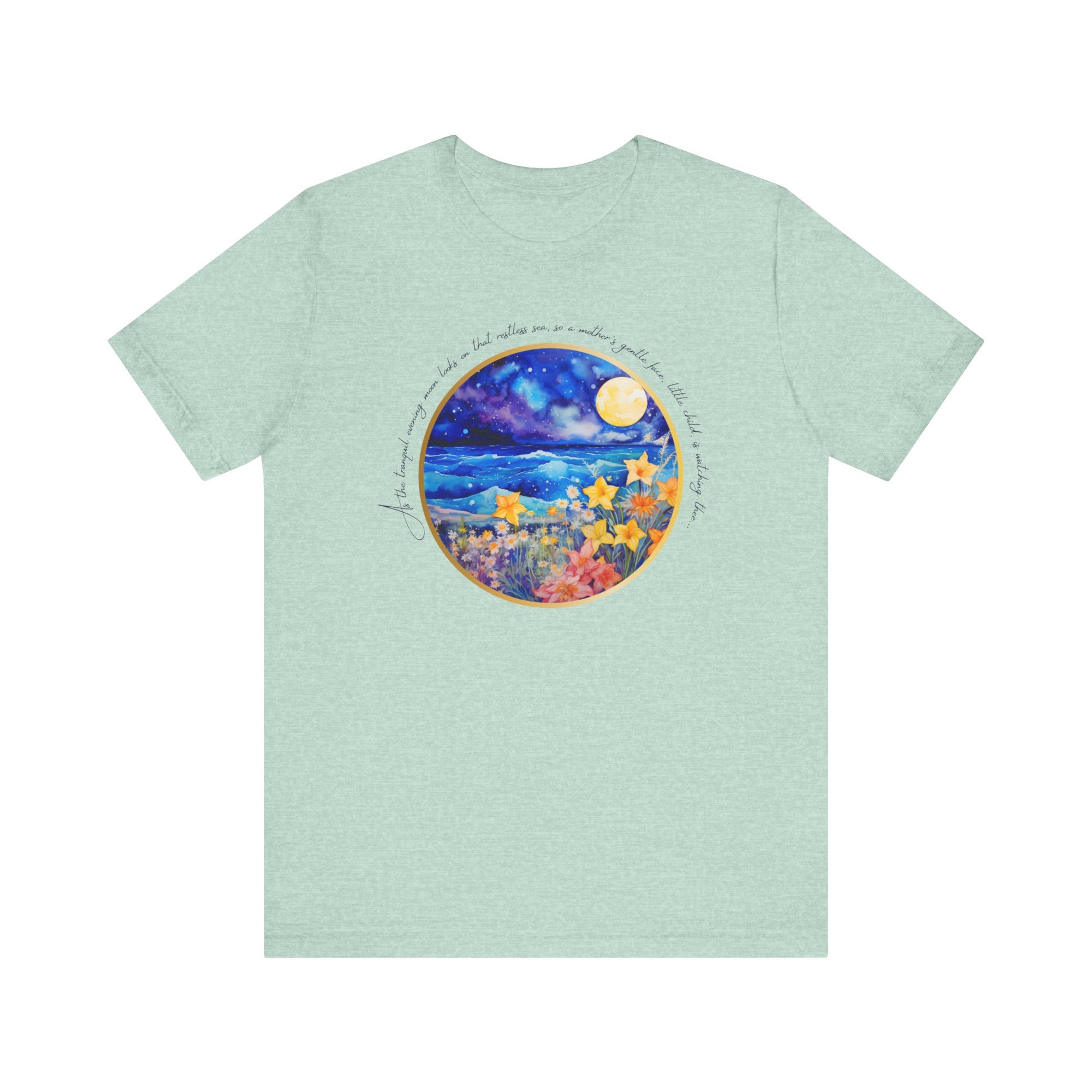 Mother Moon - Personalization option - Unisex Jersey Short Sleeve Tee