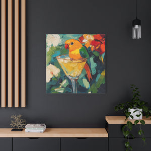 Love Bird Cocktail  - Available in 5 Sizes - Matte Canvas