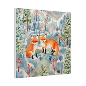 Fox Friend Trails - Available in 4 Sizes - Matte Canvas