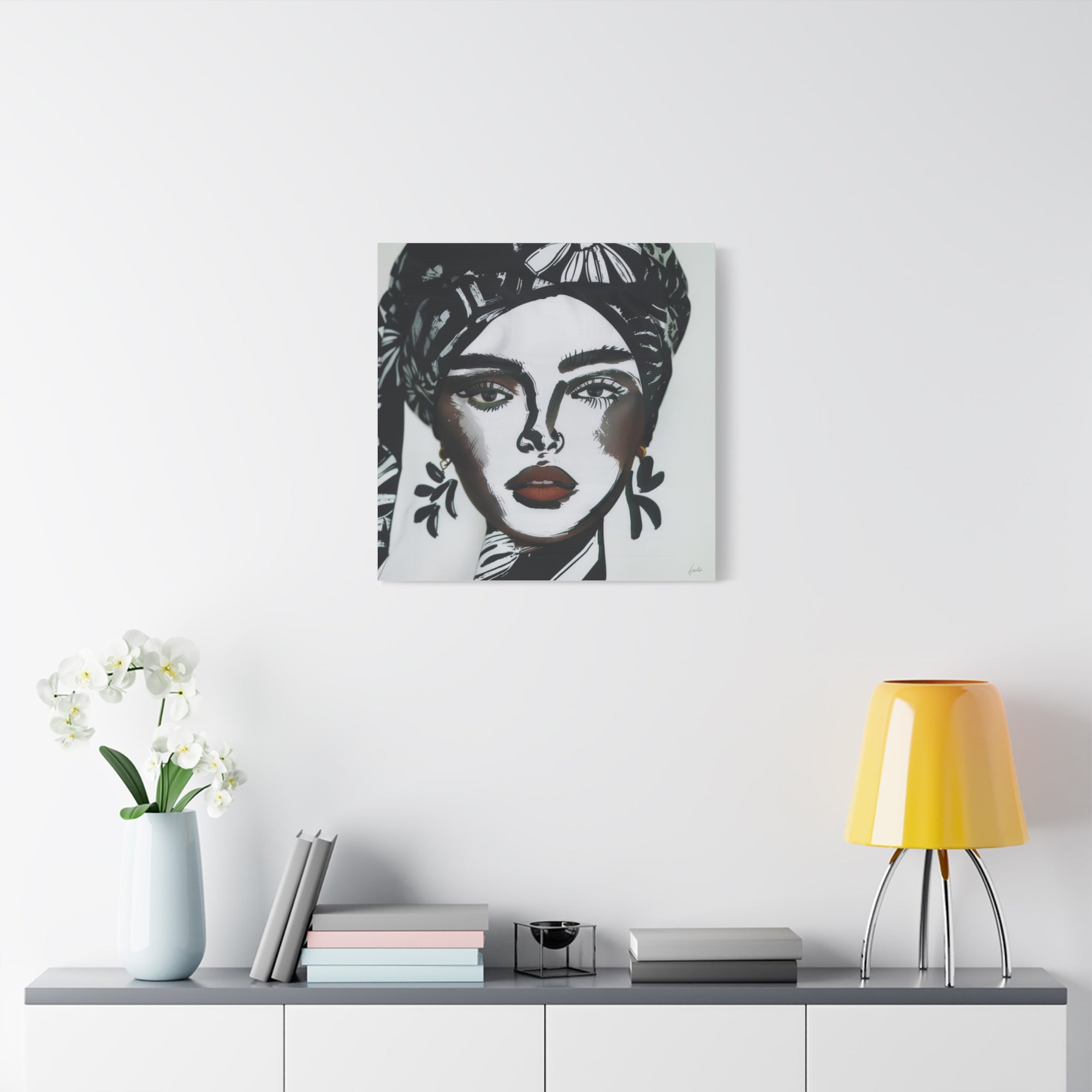 Kiran  - Available in 5 Sizes - Matte Canvas