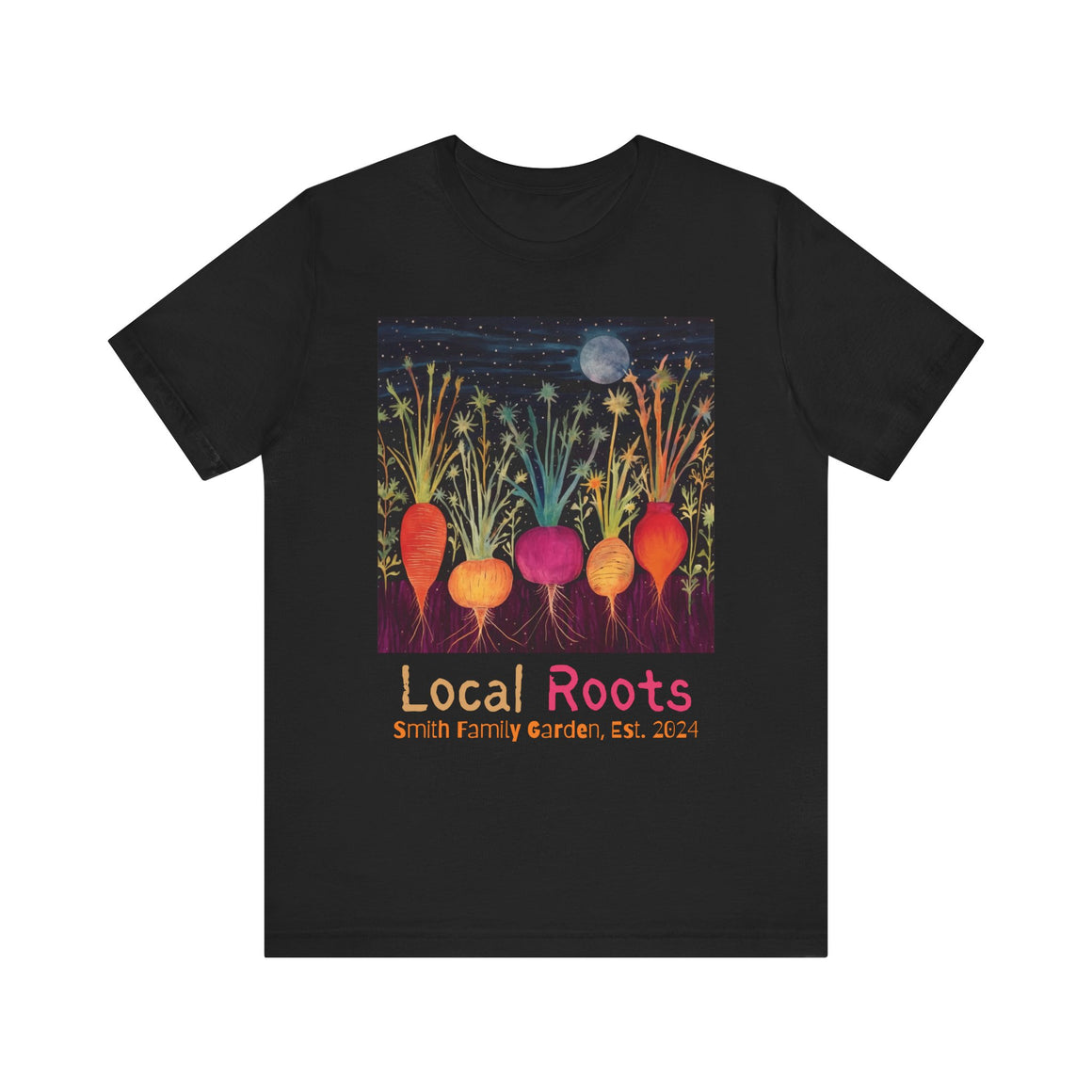 Local Roots - Personalization option - Unisex Jersey Short Sleeve Tee