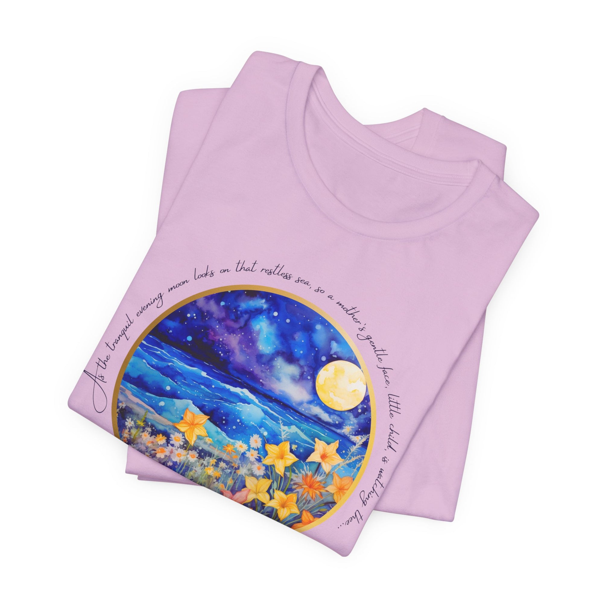 Mother Moon - Personalization option - Unisex Jersey Short Sleeve Tee