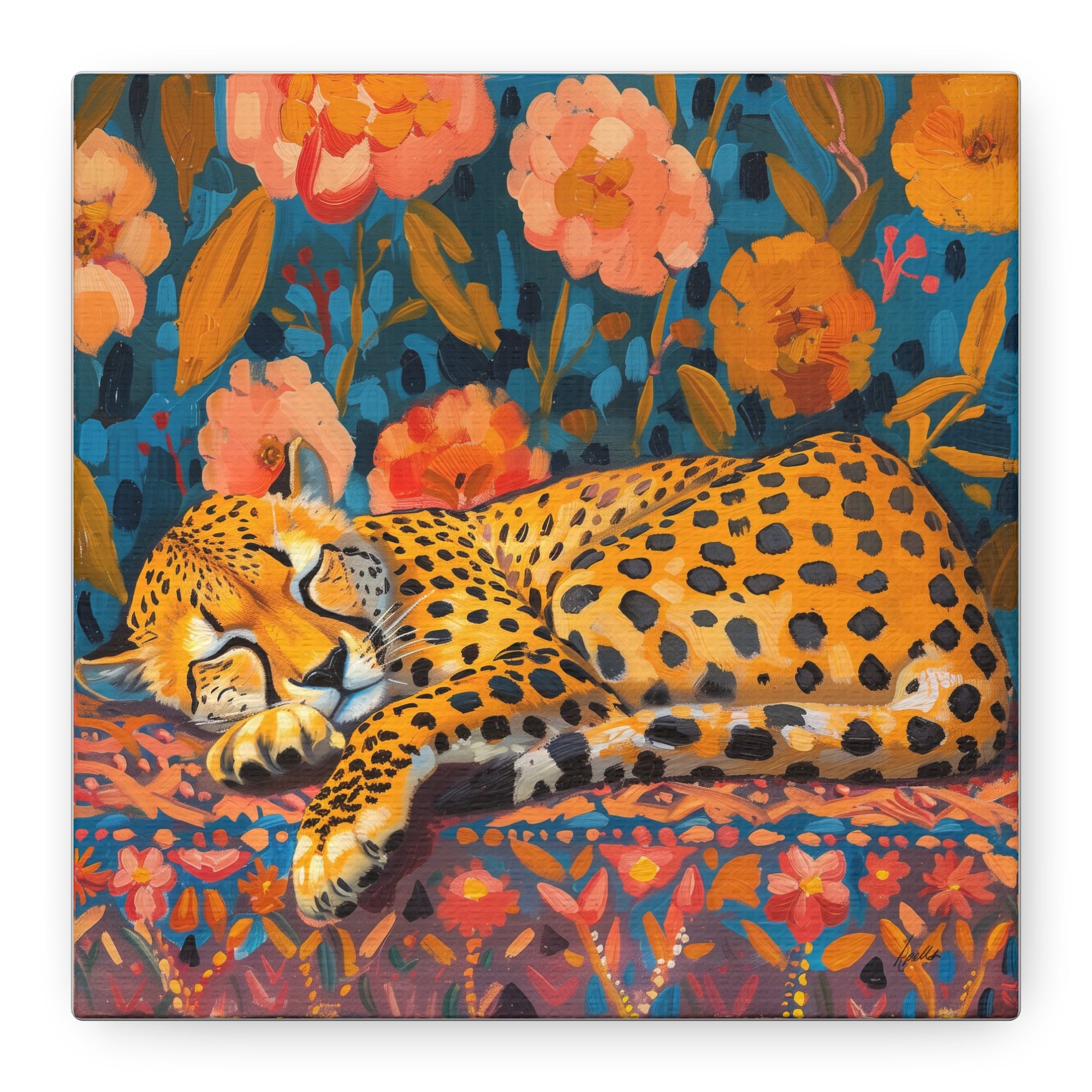 Cheetah Sweet Dreams  - Available in 5 Sizes - Matte Canvas